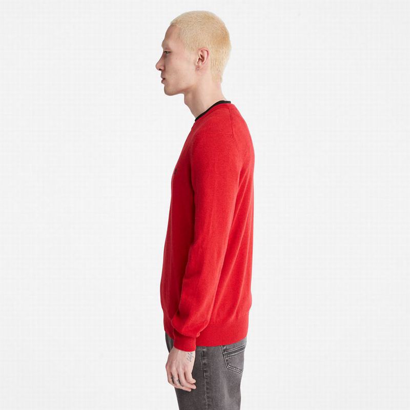 Timberland Knox River Crewneck Skakači Crvene | 90101253