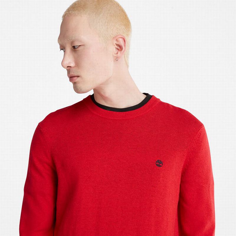 Timberland Knox River Crewneck Skakači Crvene | 90101253
