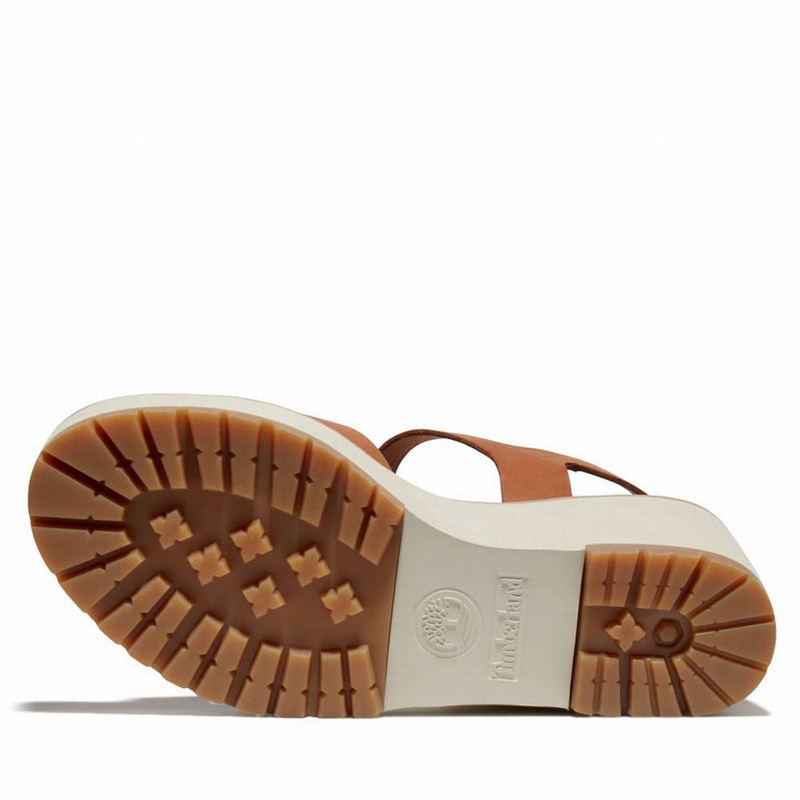 Timberland Koralyn Wedge Sandale Na Klin Smeđe | 80393999