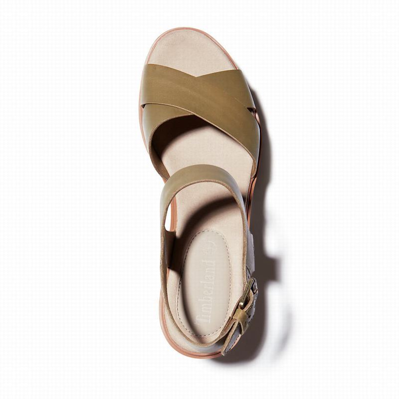 Timberland Koralyn Wedge Sandale Na Klin Smeđe | 89596535