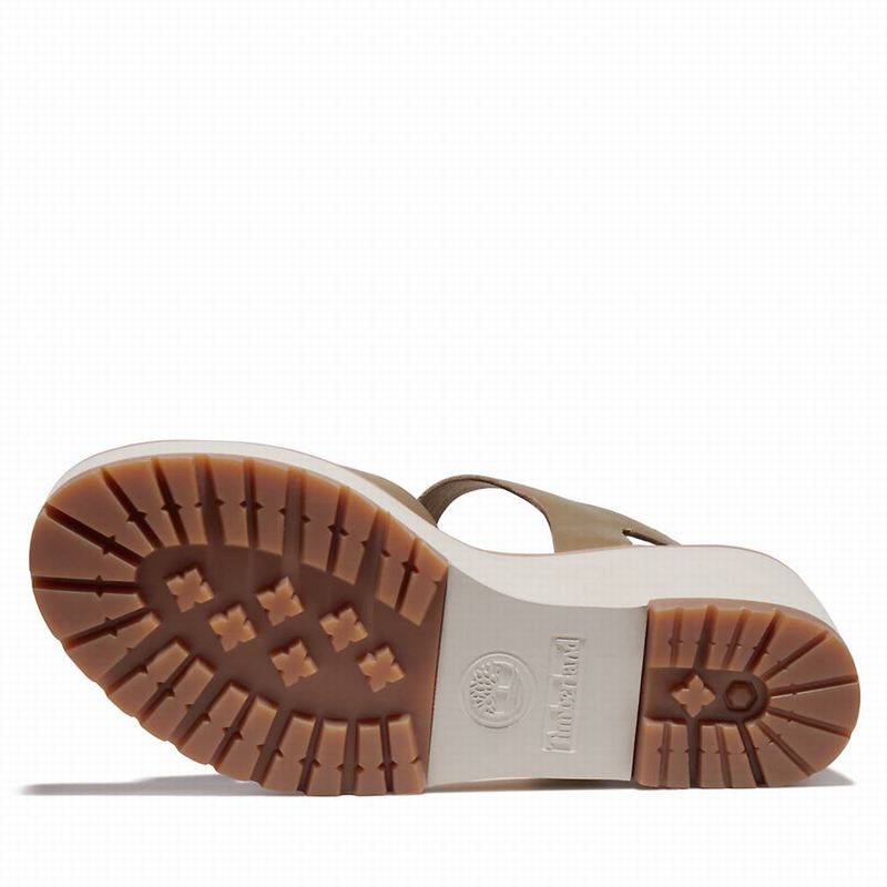 Timberland Koralyn Wedge Sandale Na Klin Smeđe | 89596535