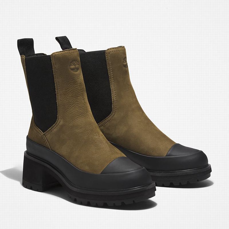 Timberland Kori Park Chelsea Čizme Maslinasto Zelene | 50993817