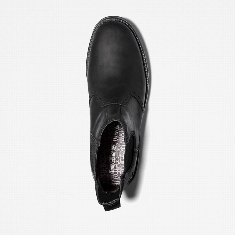 Timberland Larchmont Chelsea Čizme Crne | 26161042