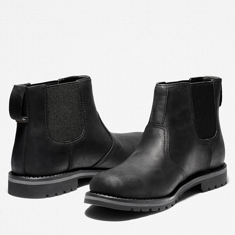 Timberland Larchmont Chelsea Čizme Crne | 26161042