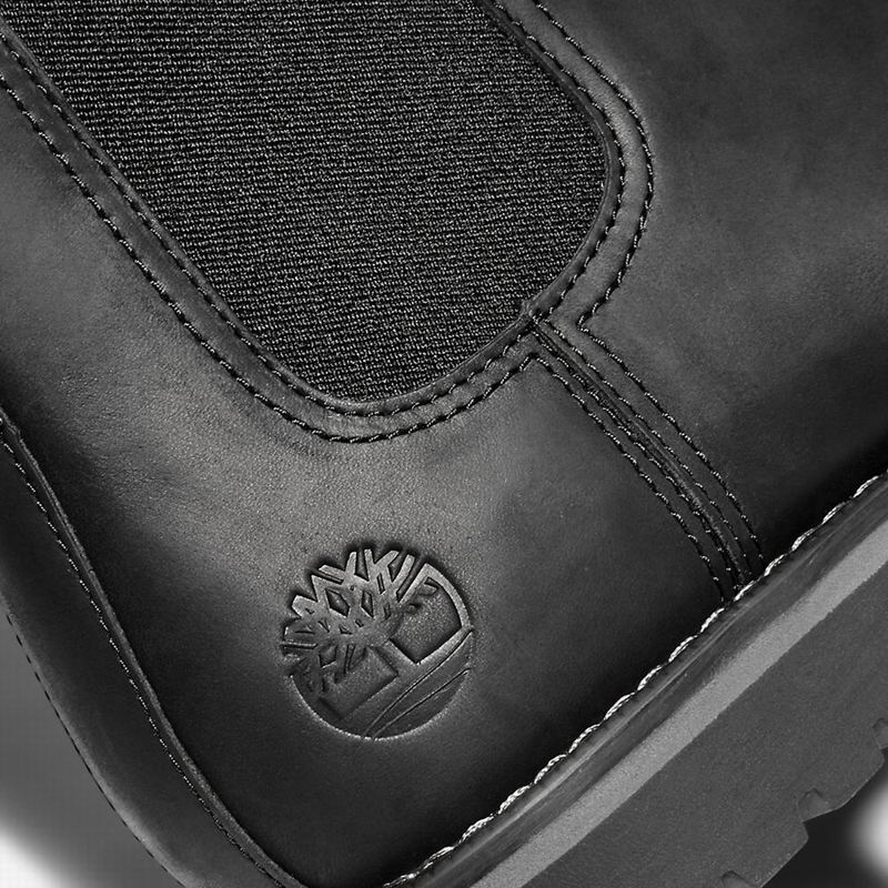Timberland Larchmont Chelsea Čizme Crne | 26161042