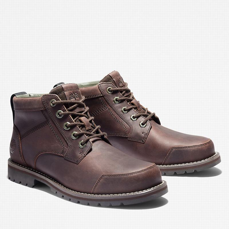 Timberland Larchmont II Koža Chukka Čizme Smeđe | 11535443