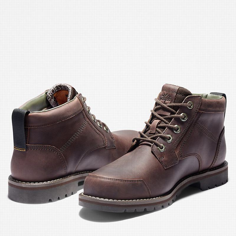 Timberland Larchmont II Koža Chukka Čizme Smeđe | 11535443