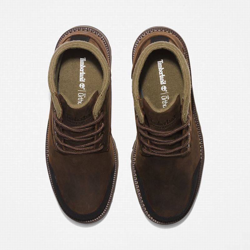 Timberland Larchmont Warm-lined Chukka Čizme Smeđe | 38876158