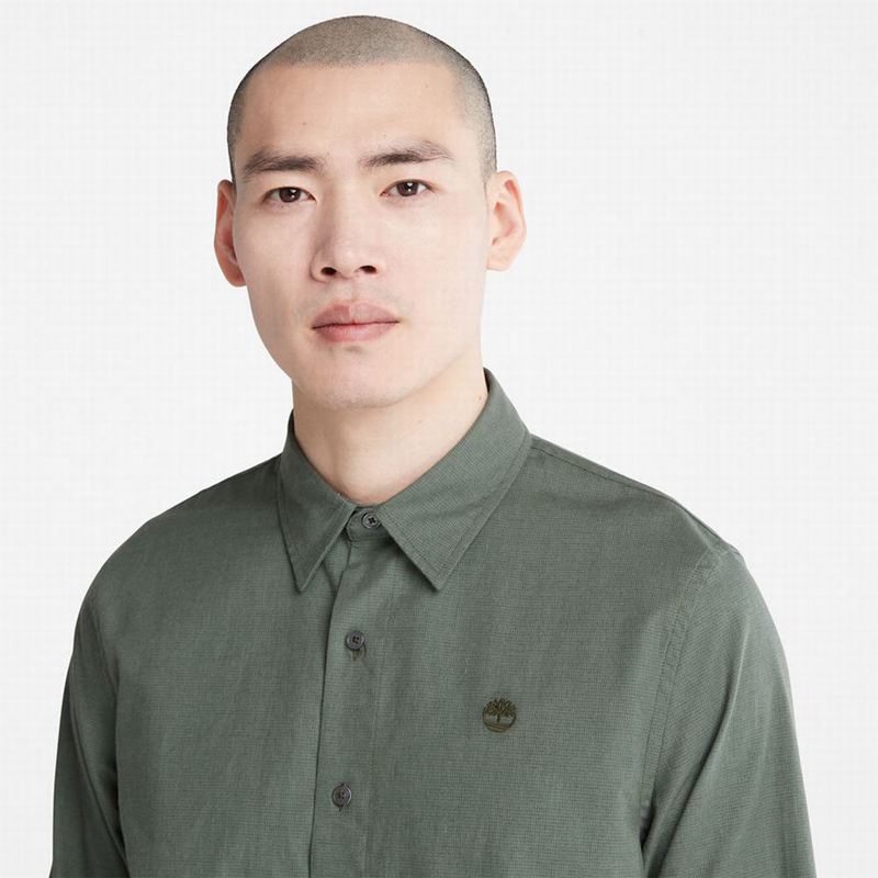 Timberland Lightweight Flannel Košulje Maslinasto Zelene | 22517135