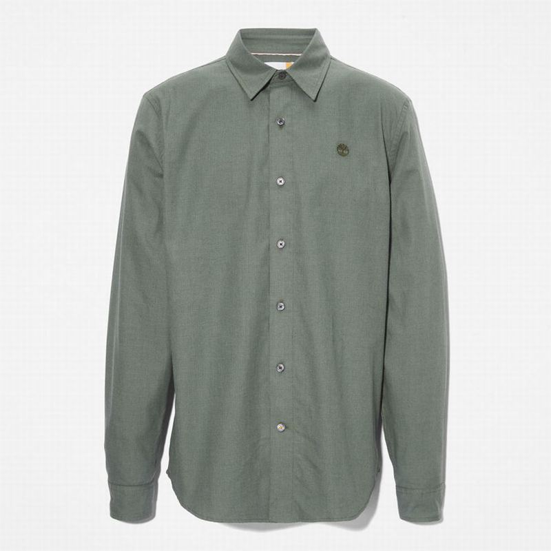 Timberland Lightweight Flannel Košulje Maslinasto Zelene | 22517135
