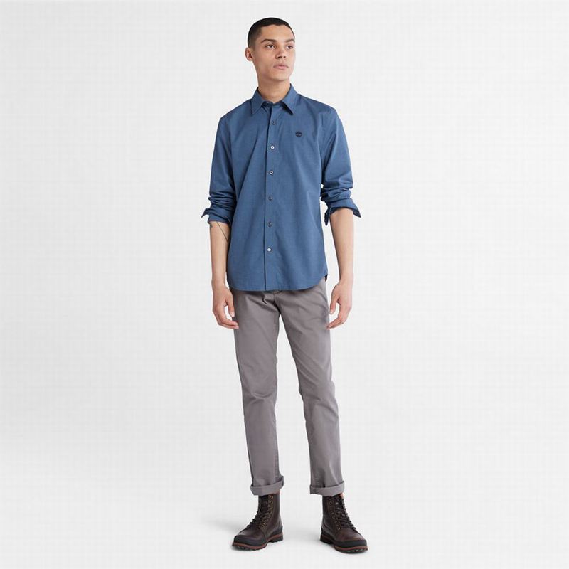 Timberland Lightweight Flannel Košulje Tamnoplave | 40422391