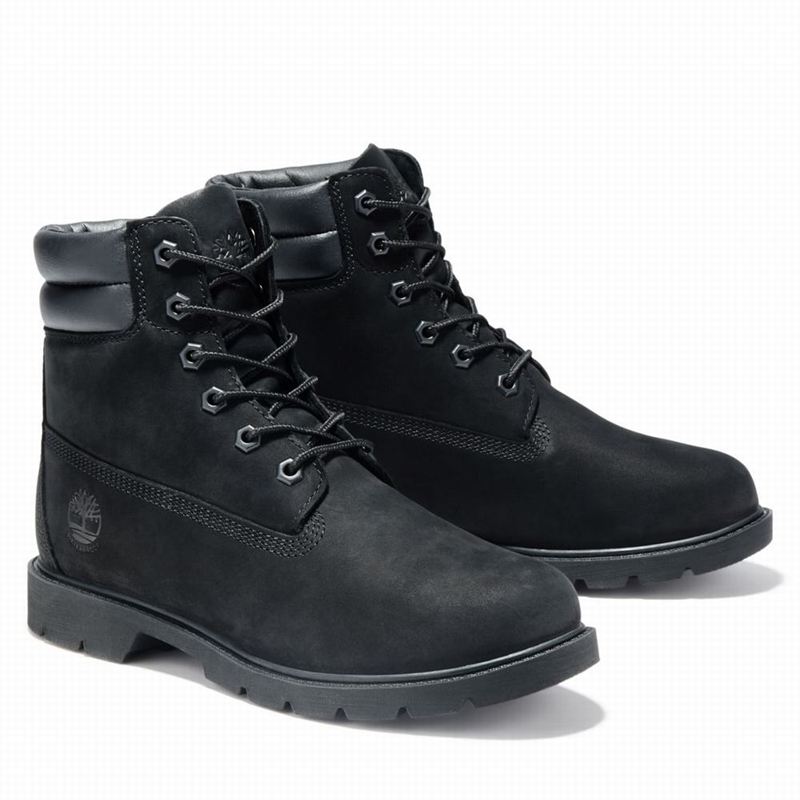 Timberland Linden Woods 6-Inch Vodootporne Čizme Crne | 62529096