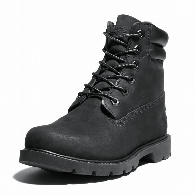 Timberland Linden Woods 6-Inch Vodootporne Čizme Crne | 62529096