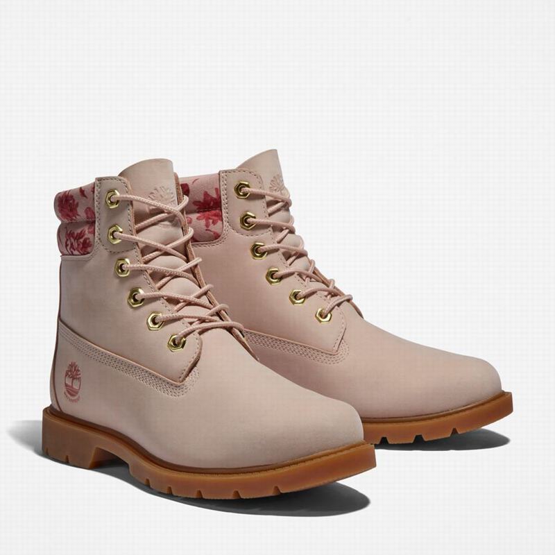Timberland Linden Woods 6-Inch Vodootporne Čizme Roze | 84467596