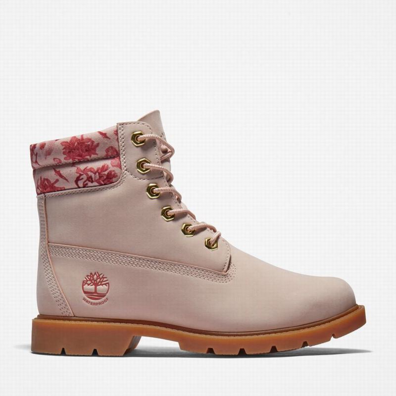 Timberland Linden Woods 6-Inch Vodootporne Čizme Roze | 84467596