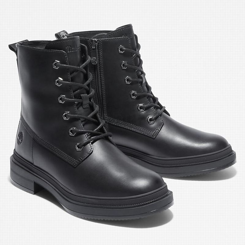 Timberland Lisbon Lane 6 Inch Winter Čizme Crne | 23711560