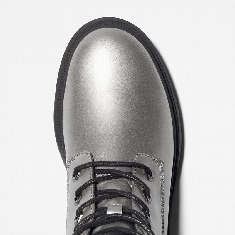 Timberland Lisbon Lane 6 Inch Čizme Srebrne | 47176118