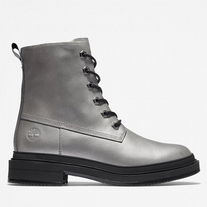 Timberland Lisbon Lane 6 Inch Čizme Srebrne | 47176118