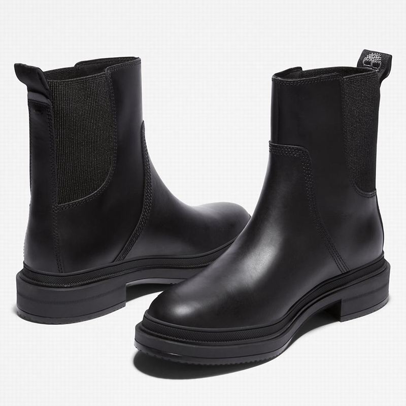 Timberland Lisbon Lane Chelsea Čizme Crne | 53512158
