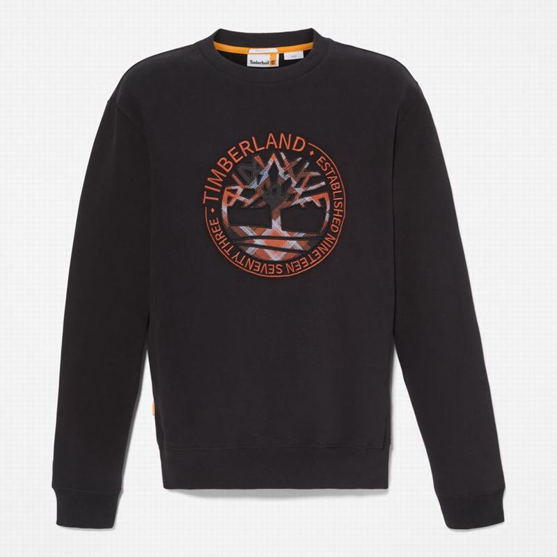 Timberland Little Cold River Boucle Crewneck Dukserice Crne | 27140091