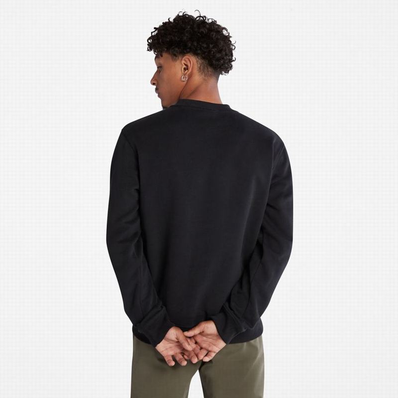 Timberland Little Cold River Boucle Crewneck Dukserice Crne | 27140091
