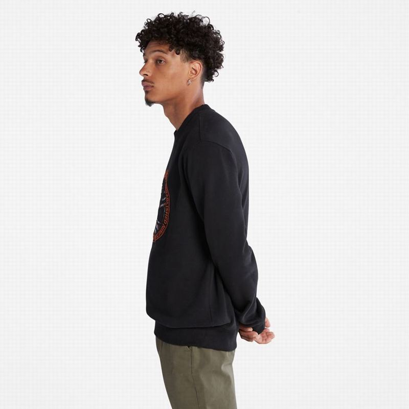 Timberland Little Cold River Boucle Crewneck Dukserice Crne | 27140091