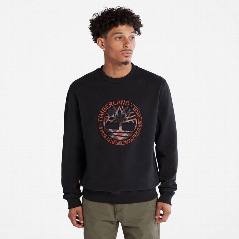 Timberland Little Cold River Boucle Crewneck Dukserice Crne | 27140091
