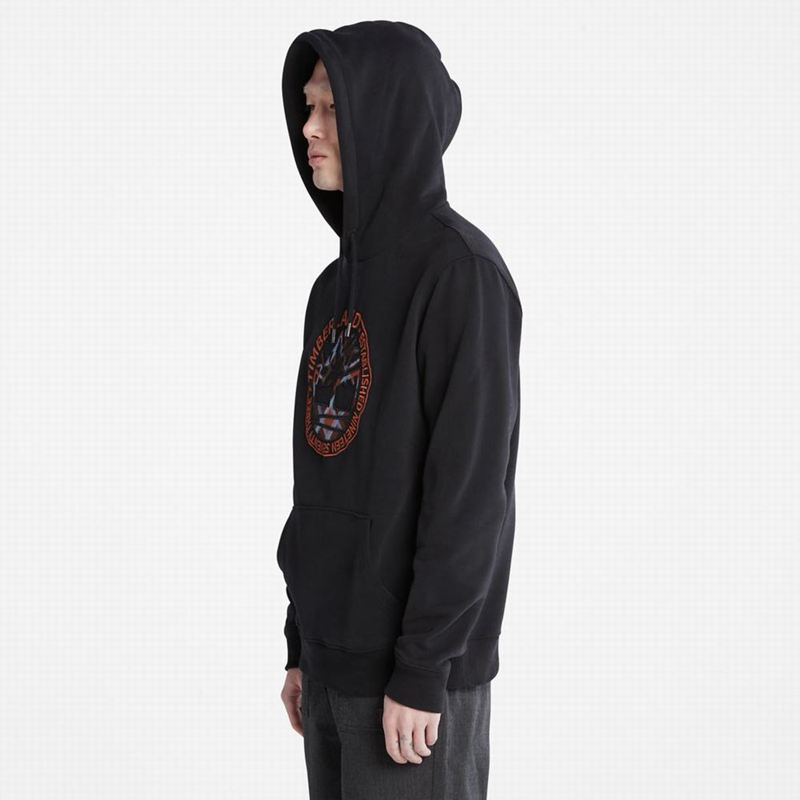 Timberland Little Cold River Majica S Kapuljačom Crne | 55729737