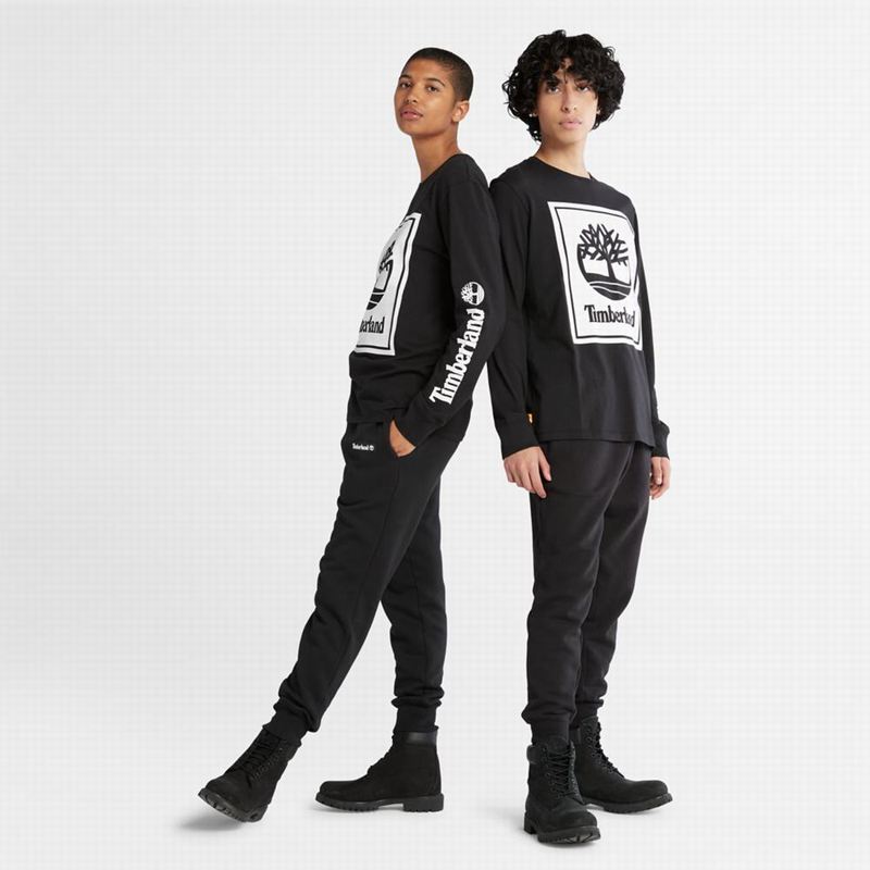 Timberland Logo Dugi Rukav Bijele | 68128623