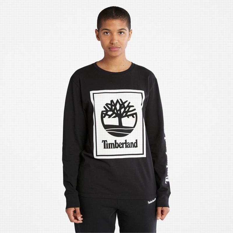 Timberland Logo Dugi Rukav Bijele | 68128623