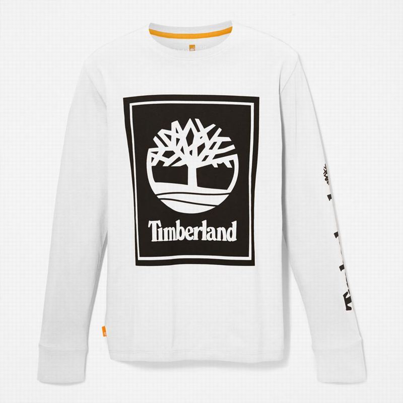 Timberland Logo Dugi Rukav Crne | 24381609