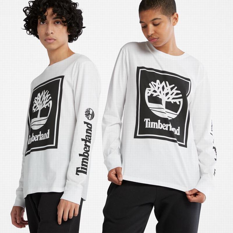 Timberland Logo Dugi Rukav Crne | 24381609