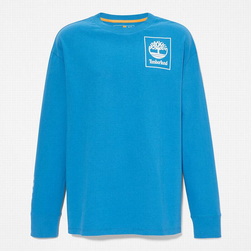 Timberland Logo Dugi Rukav Plave | 25330486