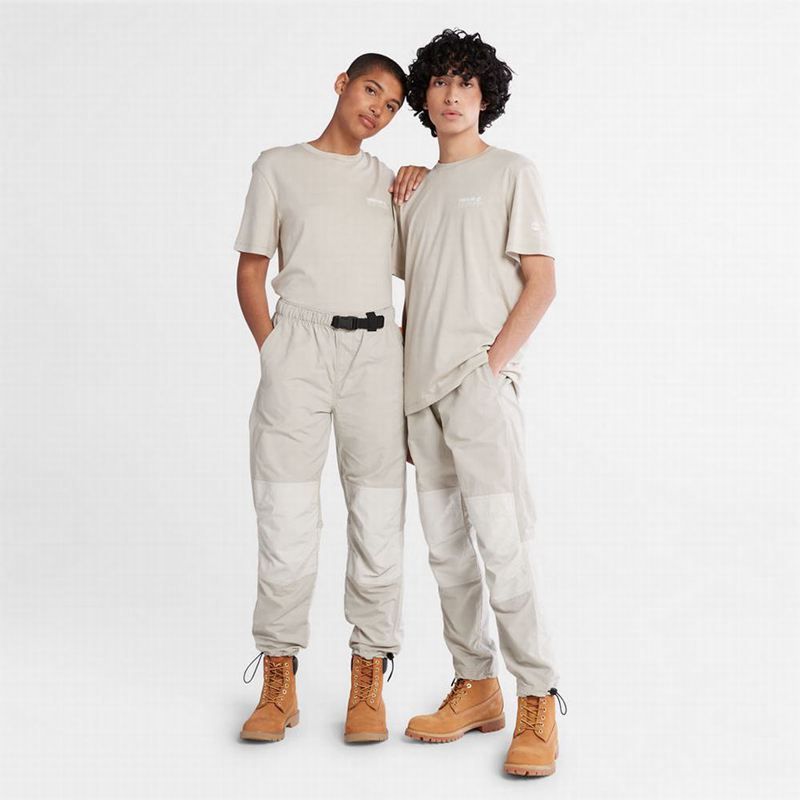Timberland Logo Graficke Majice Sive | 32518726