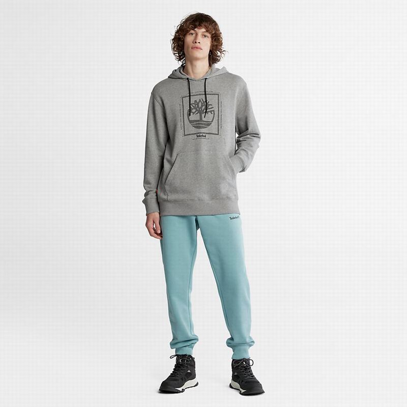 Timberland Logo Majica S Kapuljačom Sive | 74598394