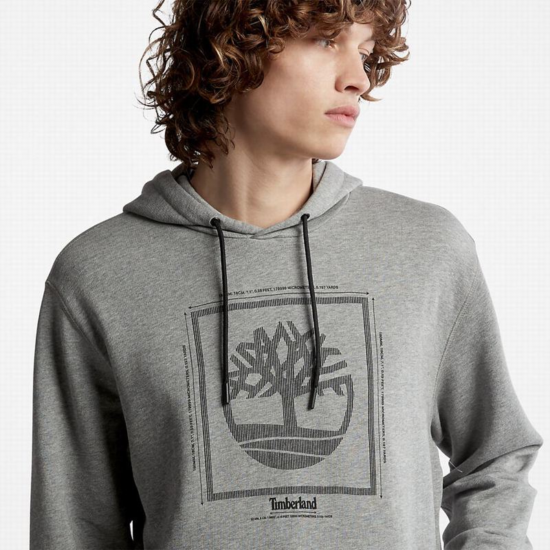 Timberland Logo Majica S Kapuljačom Sive | 74598394