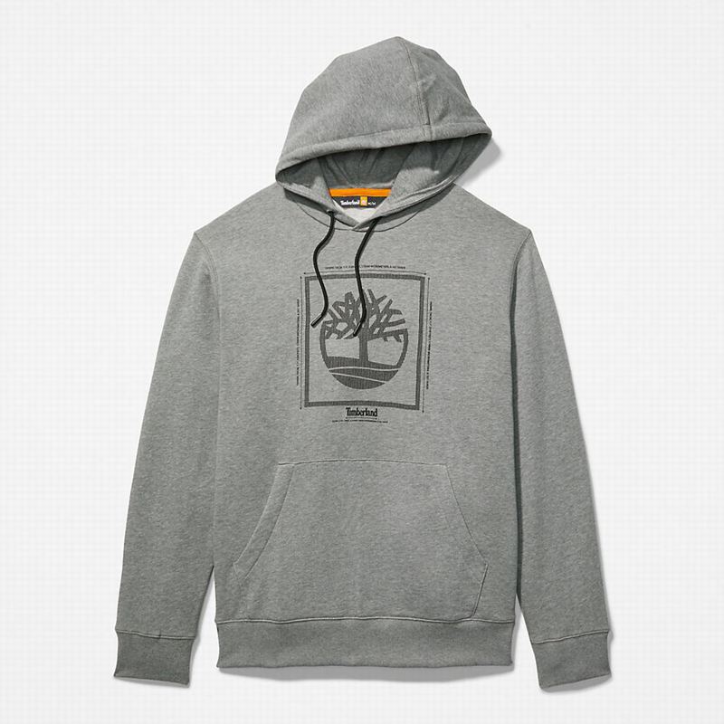 Timberland Logo Majica S Kapuljačom Sive | 74598394