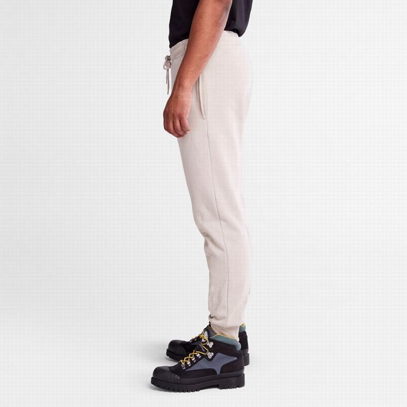 Timberland Logo Swea Jogger Hlače Bijele | 64608099