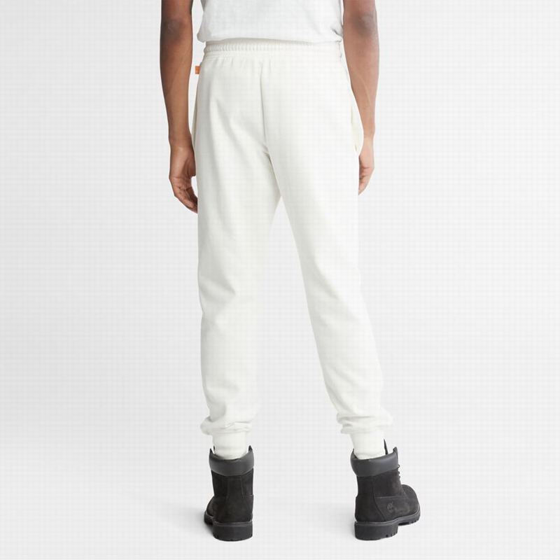 Timberland Logo Swea Jogger Hlače Bijele | 75527280