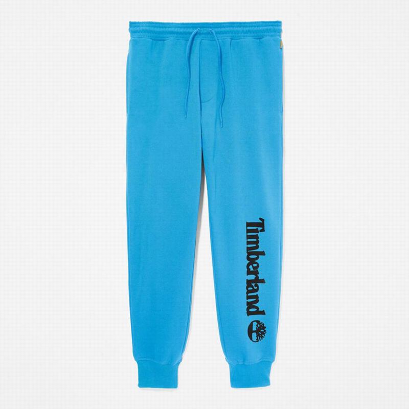 Timberland Logo Swea Jogger Hlače Plave | 62245036