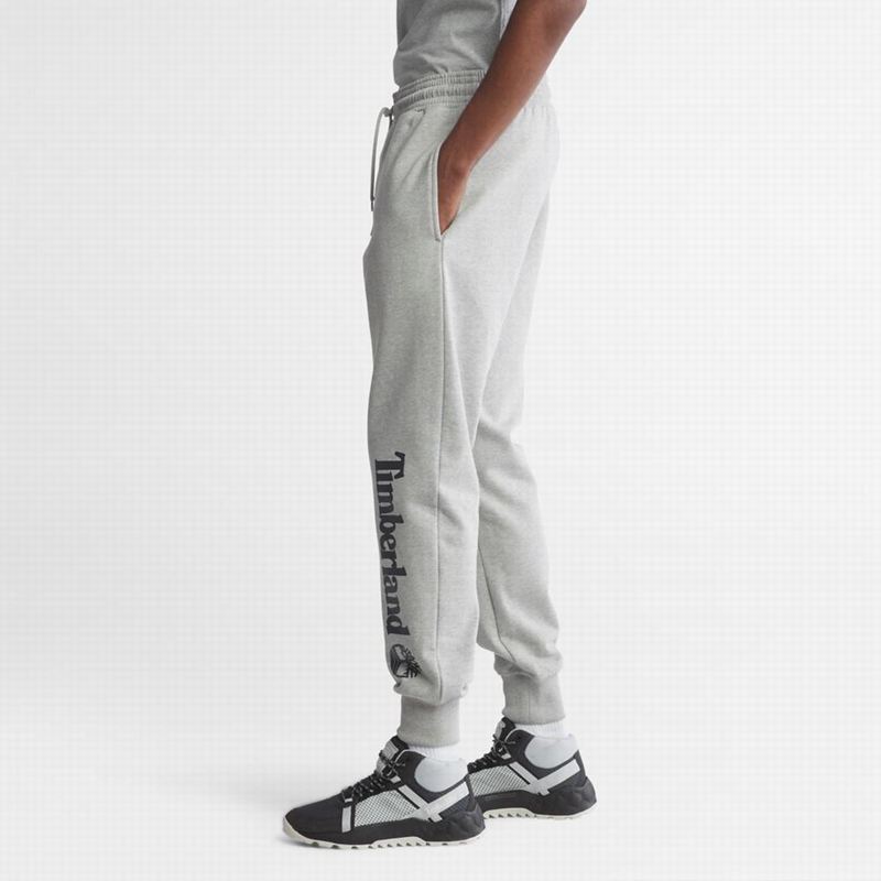 Timberland Logo Swea Jogger Hlače Sive | 64375563