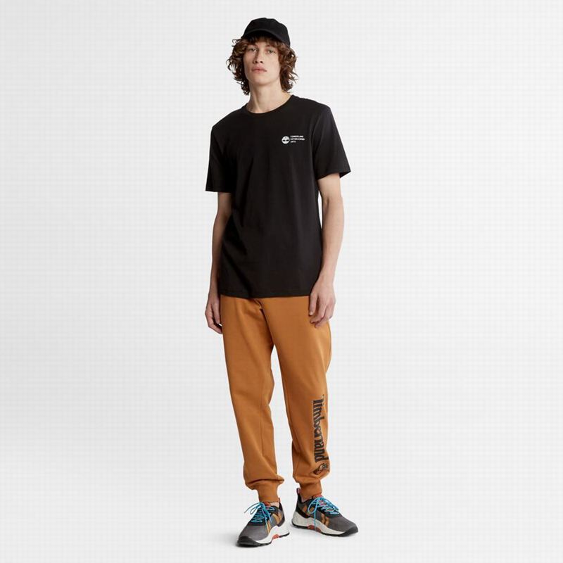 Timberland Logo Swea Jogger Hlače Žute | 81924641