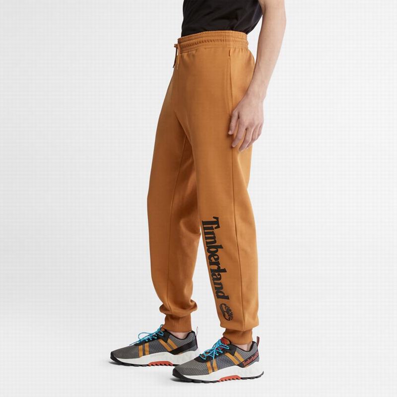 Timberland Logo Swea Jogger Hlače Žute | 81924641
