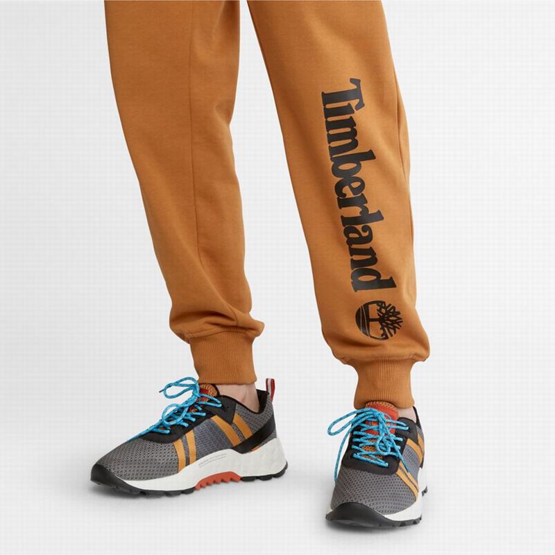 Timberland Logo Swea Jogger Hlače Žute | 81924641