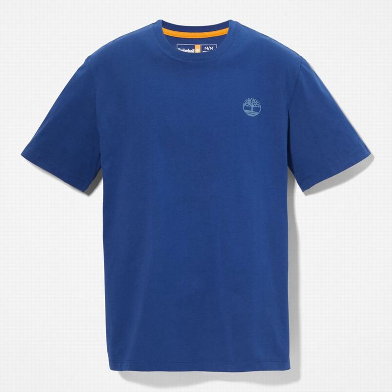 Timberland Logo-pocket Majice Plave | 71774094