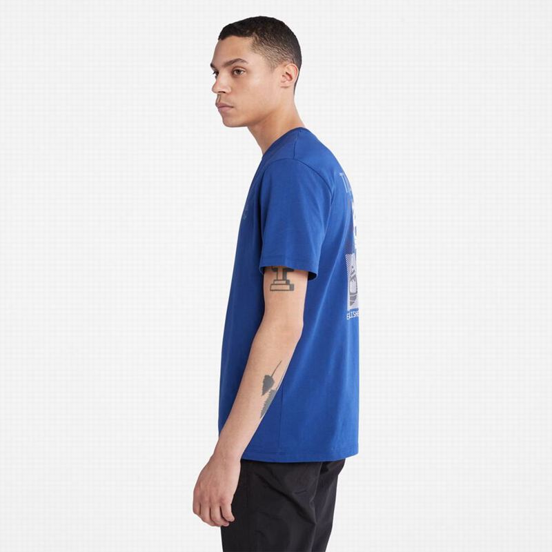 Timberland Logo-pocket Majice Plave | 71774094