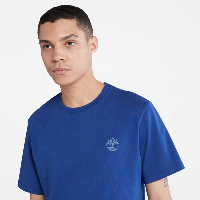 Timberland Logo-pocket Majice Plave | 71774094