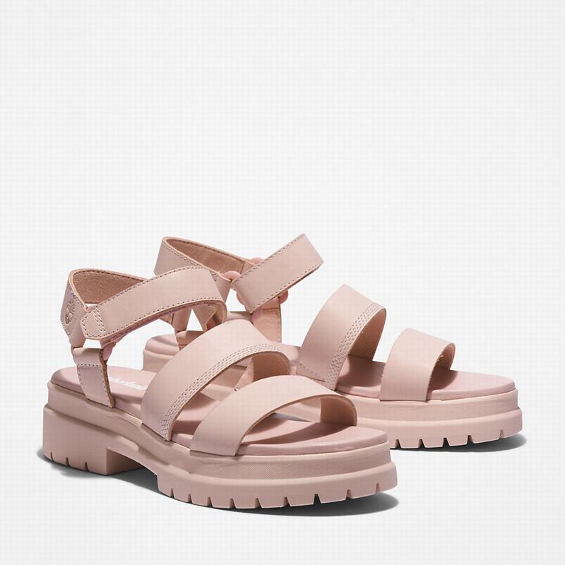 Timberland London Vibe Ankle-Strap Sandale Roze | 53163622