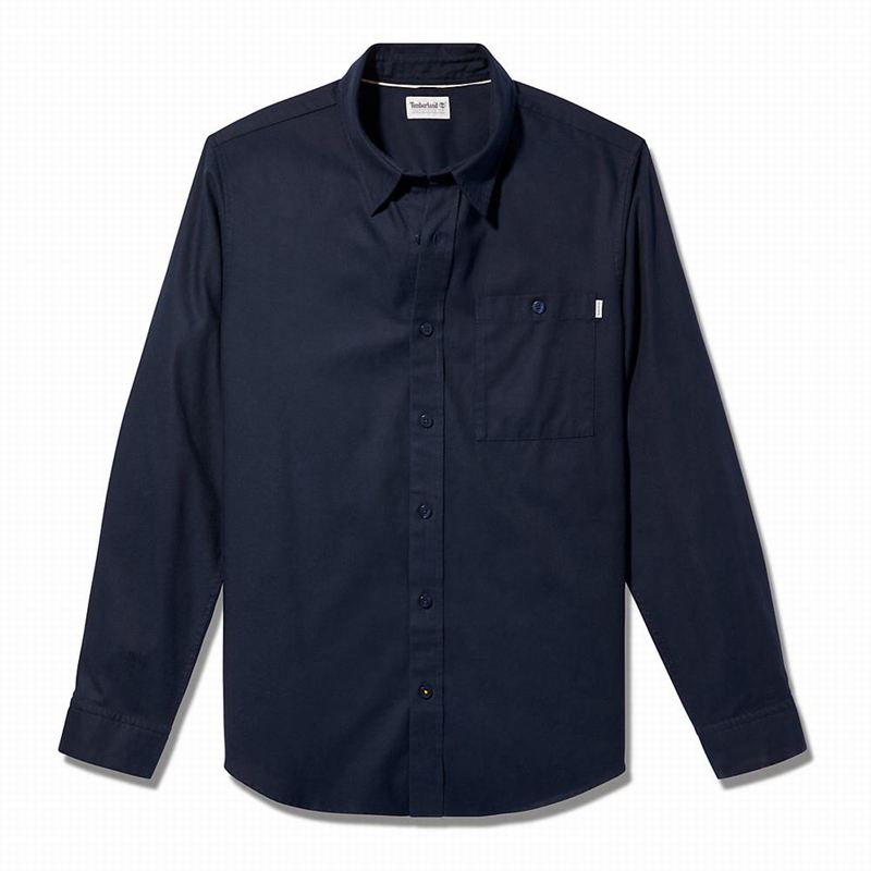 Timberland Long-sleeved Overshirt Košulje Tamnoplave | 18732746