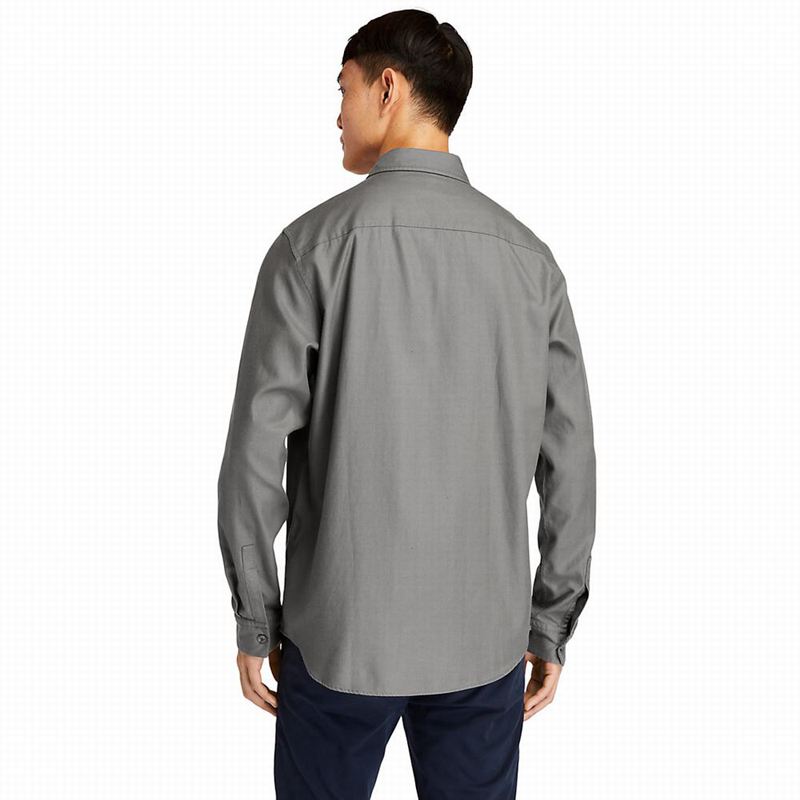 Timberland Long-sleeved Overshirt Košulje Sive | 50786071